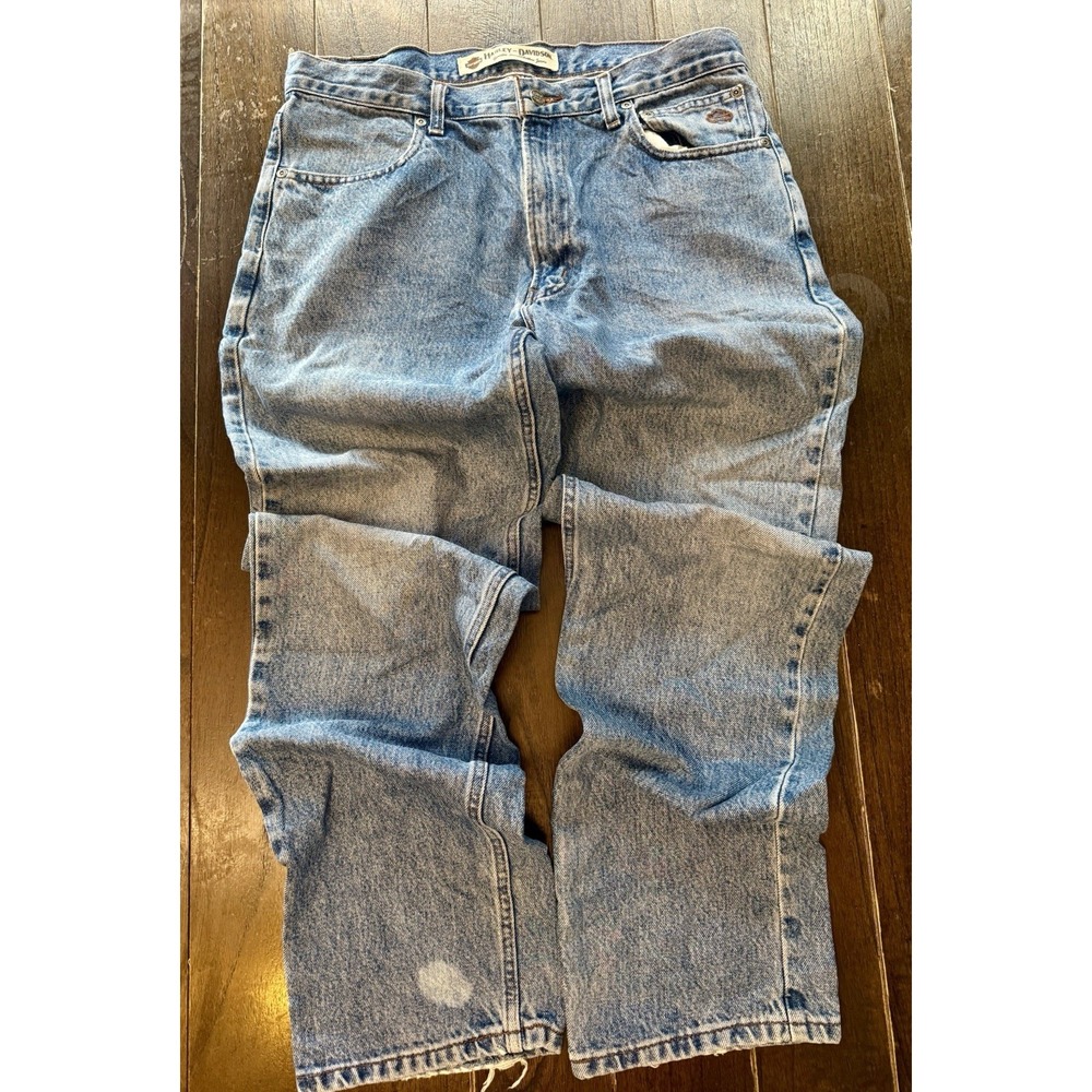 Harley Davidson Jeans Mens 34x34 Original Traditional Fit 99024-07VM Blue Denim